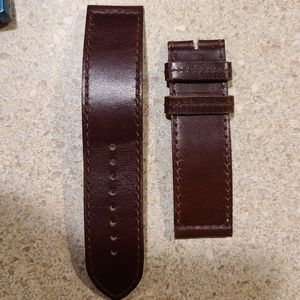 Nice 24mm Leather Dress Watch Strap